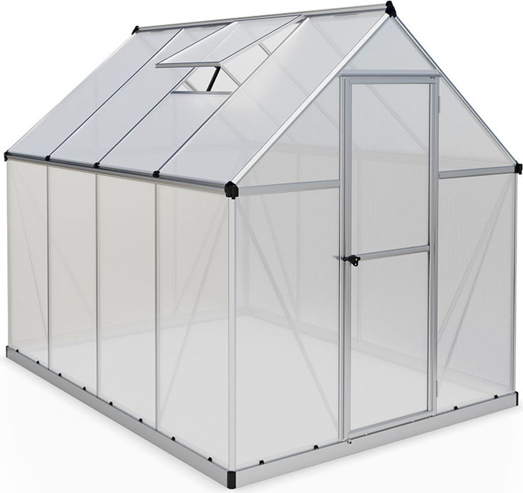 Palram - Canopia Aluminium Gewächshaus Mythos 68 Silber Produktbild 