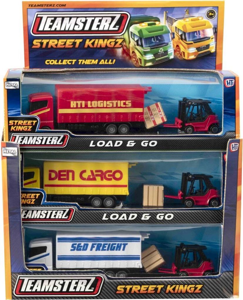 Teamsterz Load And Go Spielzeugfahrzeug Hochhubwagen für Kinder ab 3 Jahren