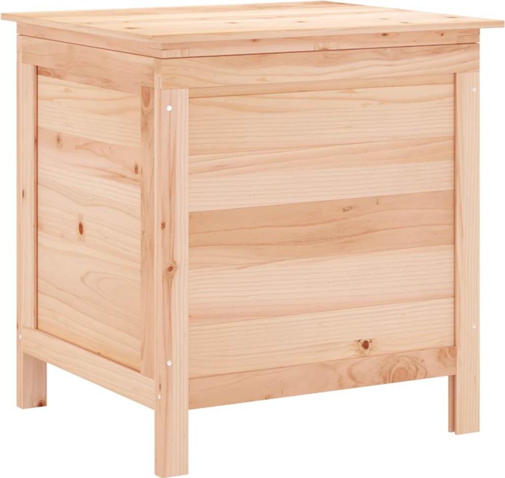 vidaXL Gartentruhe 50x49x56,5 cm Massivholz Tanne