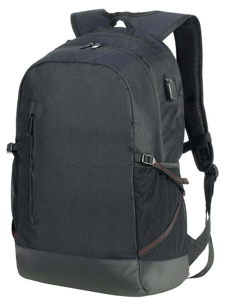 Sac à dos informatique robuste pour PC portable 15 pouces Shugon Noir