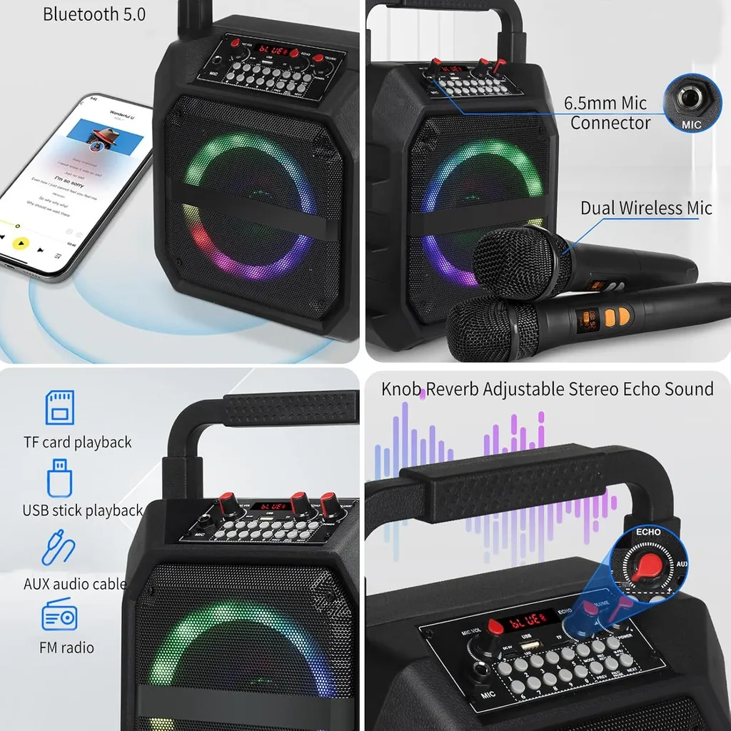 Système de sonorisation portable avec télécommande pour soirée FM - 4