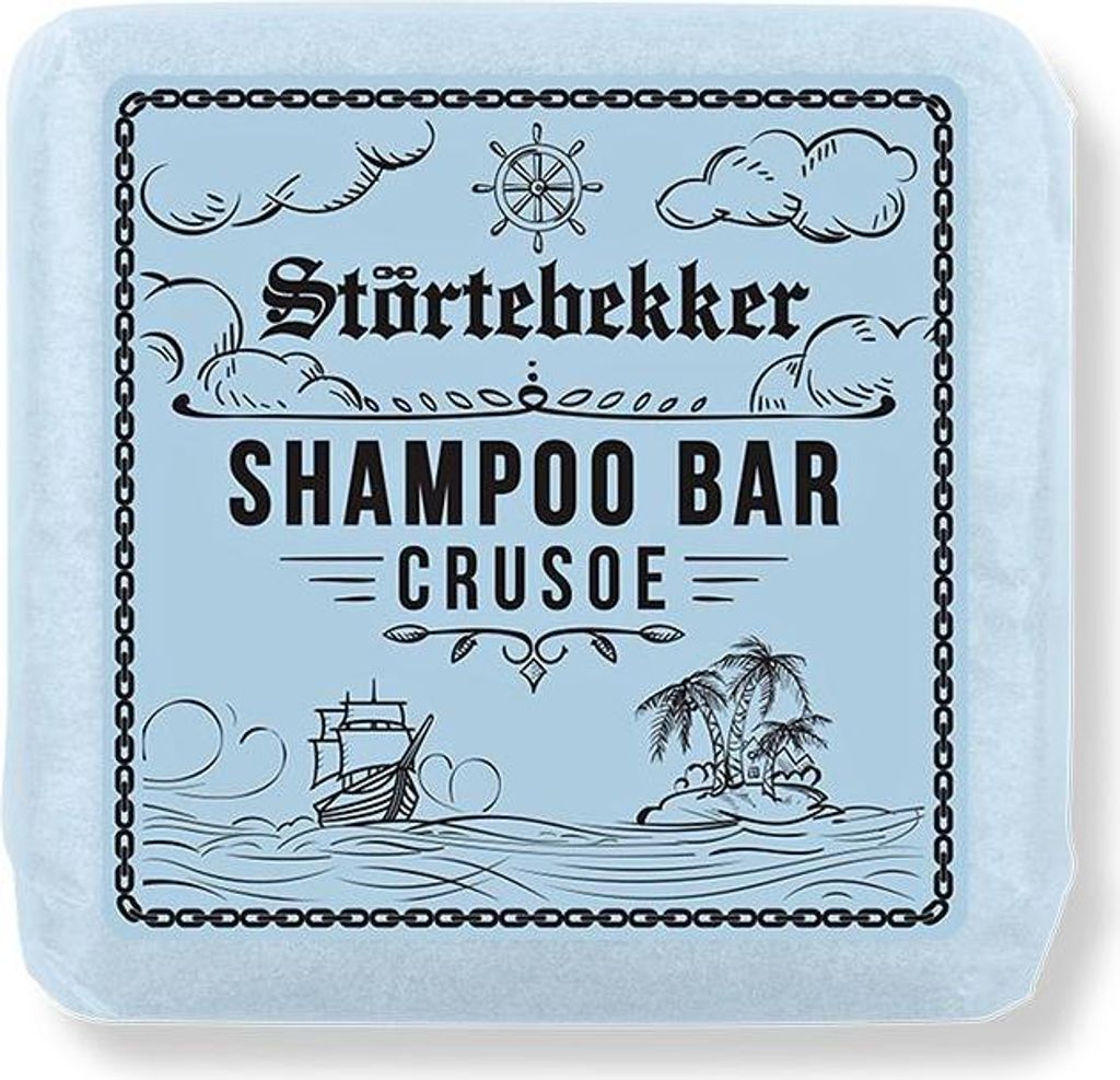 Störtebekker Festes Shampoo Crusoe - Handgefertigtes, veganes Shampoo für Herren & Damen - Wohlduftende Duschpflege für Haut und Haar