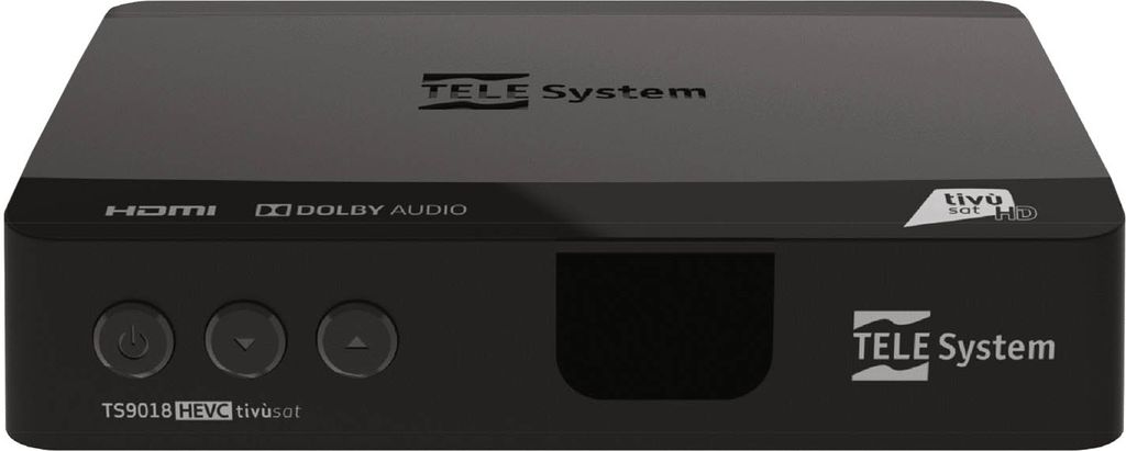 Telesystem TS9018 Full HD Sat Receiver DVB-S2 + aktive Tivusat Karte