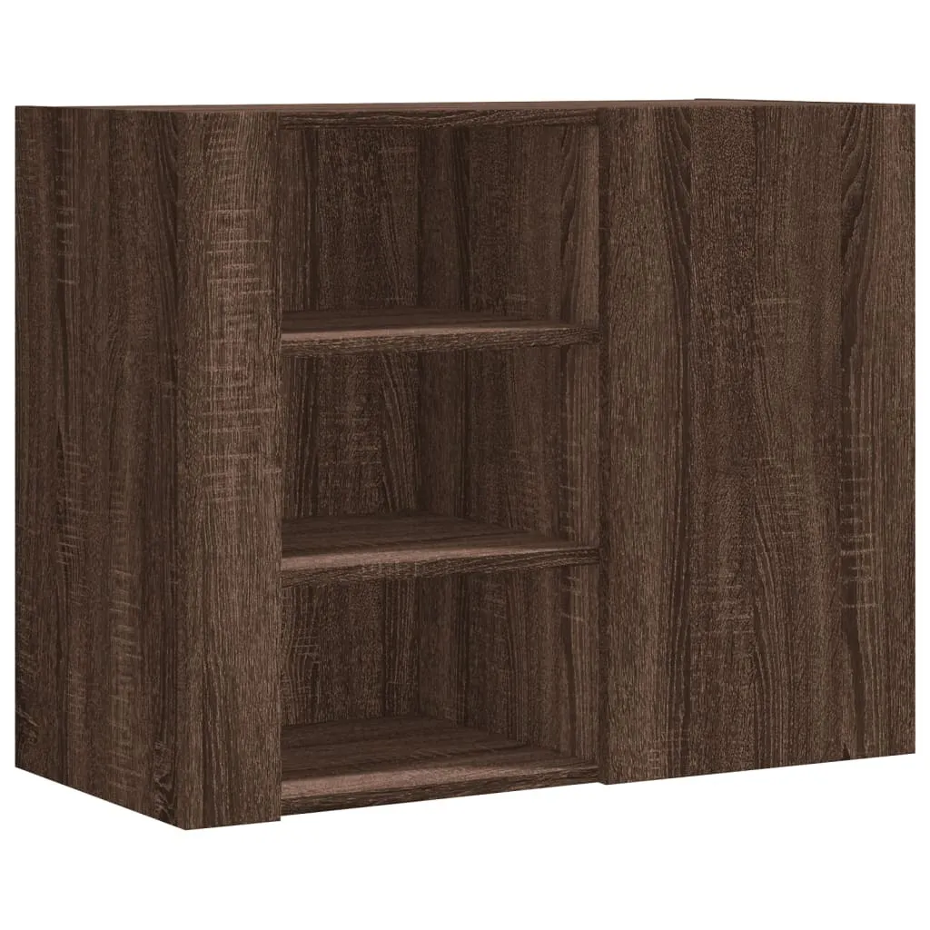 Scaffale a Muro vidaXL Rovere Marrone 75x35x60 cm - Salvaspazio Design