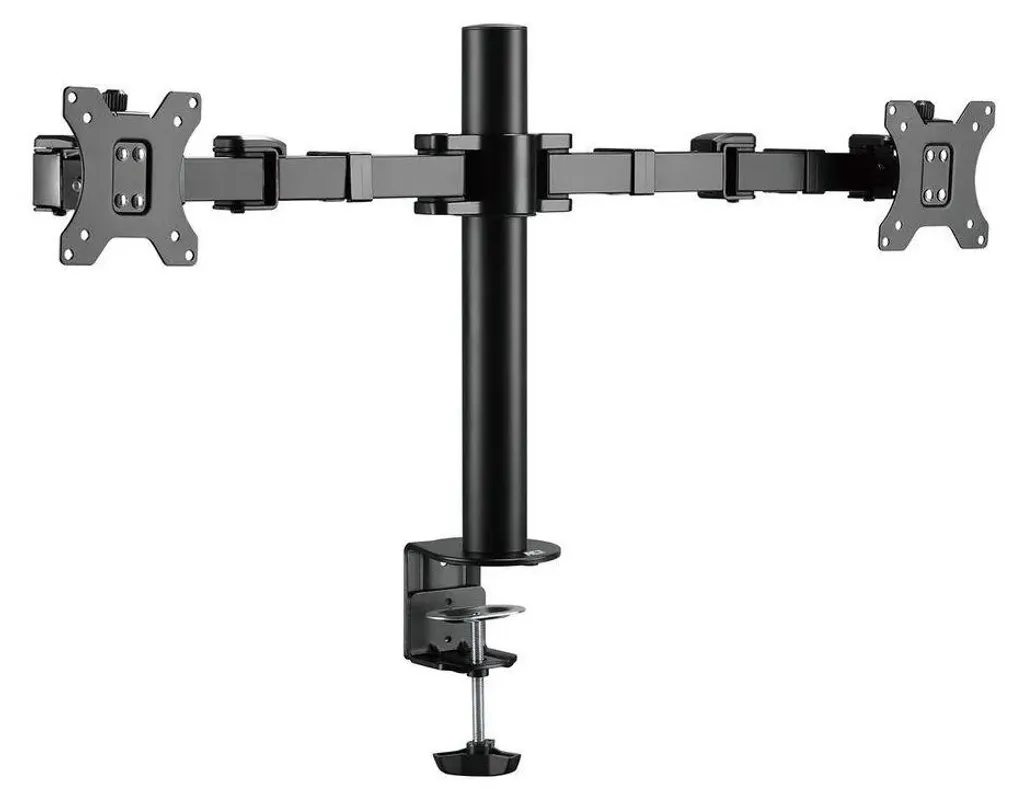 Support double écran 12kg robuste avec inclinaison et rotation - 13