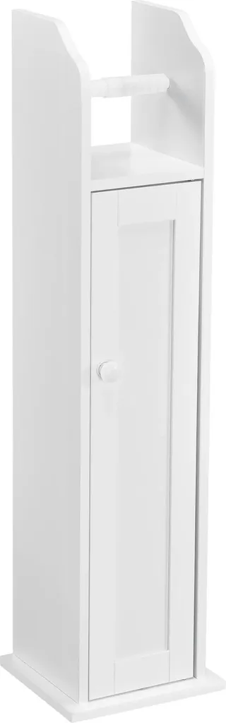 In And OutdoorMatch Portarotolo Harmon: Mobile Bagno MDF Bianco 78x20x18
