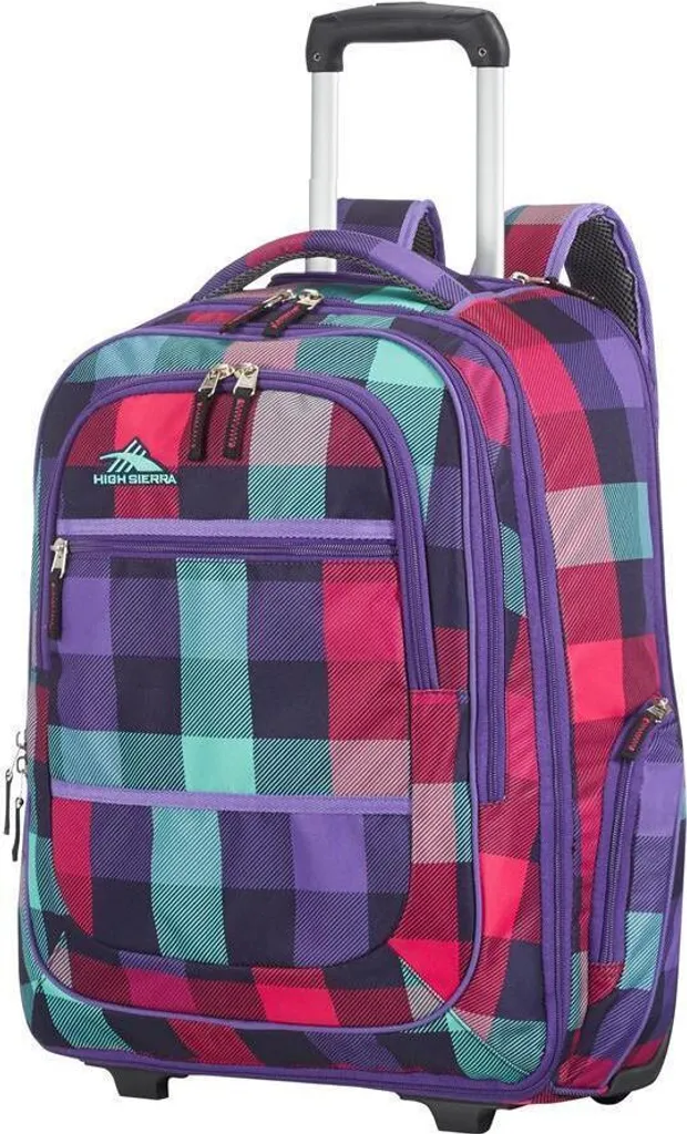 Vivi l'Avventura con lo Zaino High Sierra Tehachapi 2 Purple Checks