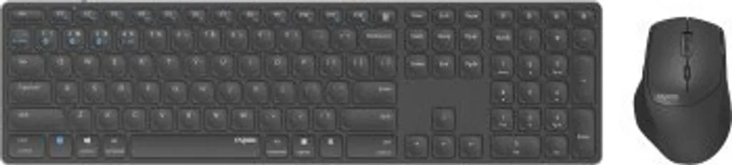 Pack Clavier et Souris Multimédia sans fil Rapoo 9800M QWERTY US Gris