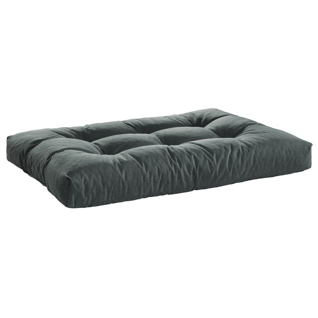 Bodyprotect - Palettenkissen, 120 x 80 cm, 12 cm dick, hochwertiger Möbelstoff, dunkelgrau
