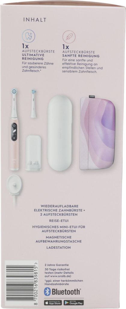 Braun Oral-B iO Series 6 Pink Sand Luxe Edition