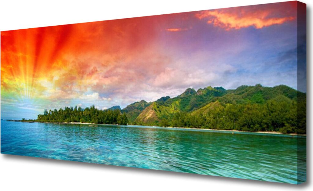 Tulup Leinwand-Bilder 125x50 Wandbild Canvas Kunstdruck Produktbild 