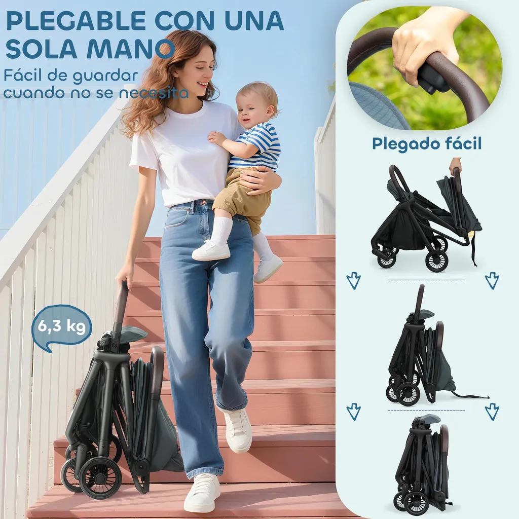 Poussette pliable légère en inox : la solution pour petits coffres