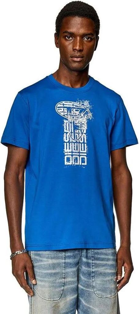 Diesel Diegor K68 Kurzarm-t-shirt Blau S Herren Blau S