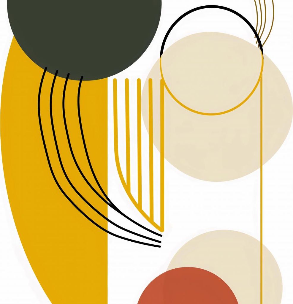 Plakat 80x80cm Sonne und Schatten