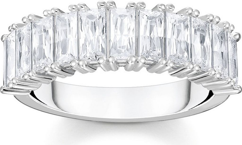 THOMAS SABO Ring "Weisse Steine Pavé" Silber Zirkonia TR2366
