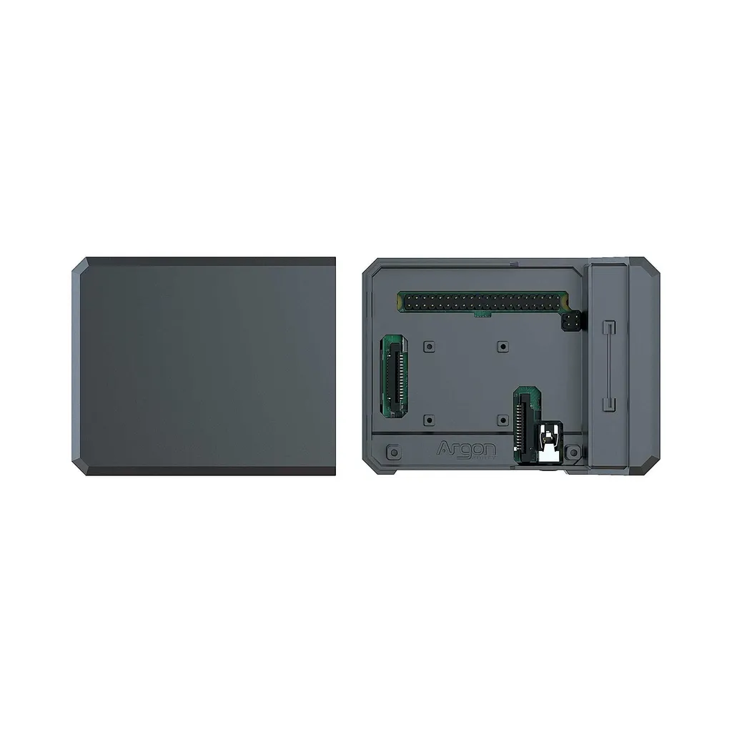 Boîtier Argon NEO en aluminium pour Raspberry Pi 4 Model B Gris Sidéral - 9