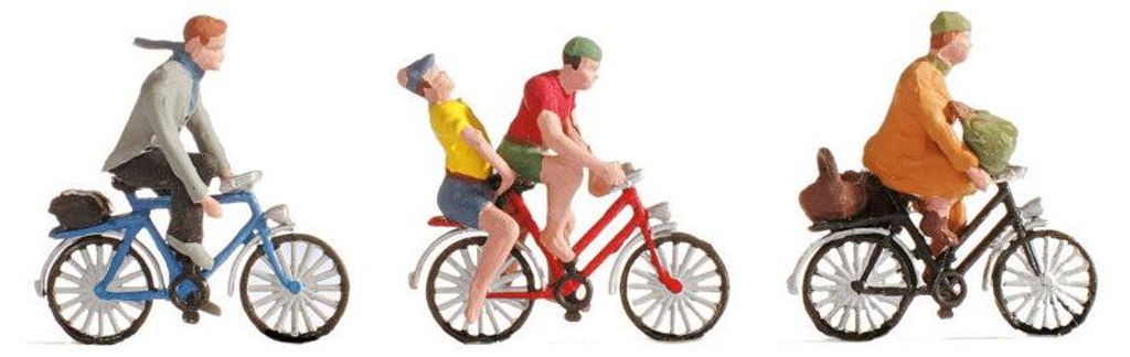 NOCH Fahrradfahrer, N (1:160), Mehrfarbig