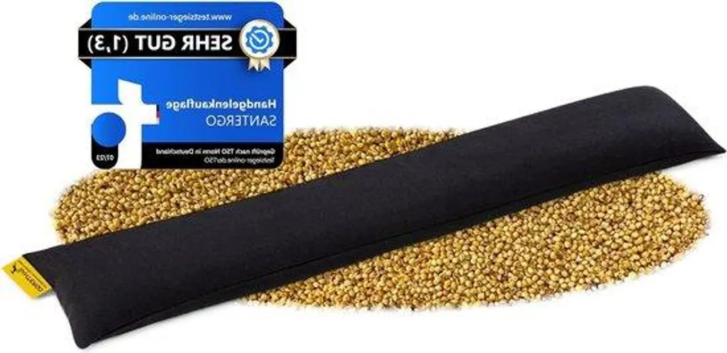 Support de poignet gel pour clavier de bureau - Accessoire noir PC