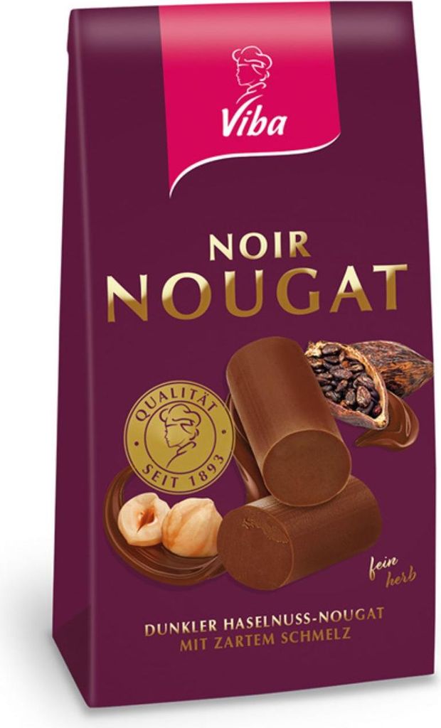 Viba Noir Nougat Beutel, 100 g Produktbild 