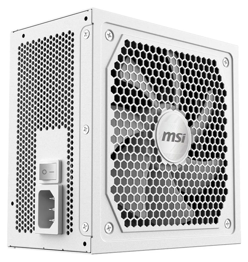 MSI MAG A1000GL White Alimentation Modulaire 1000W Gold Certifiée PCIE5