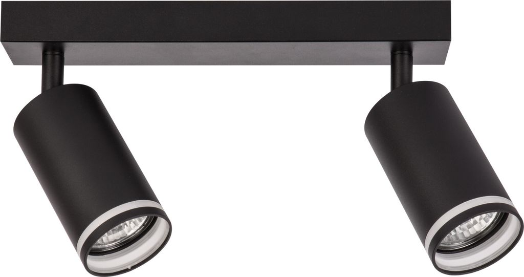 Kinkiet PARIS czarny 2xGU10x10W aluminium wym:16x26x5,5cm Zdjęcie produktu 