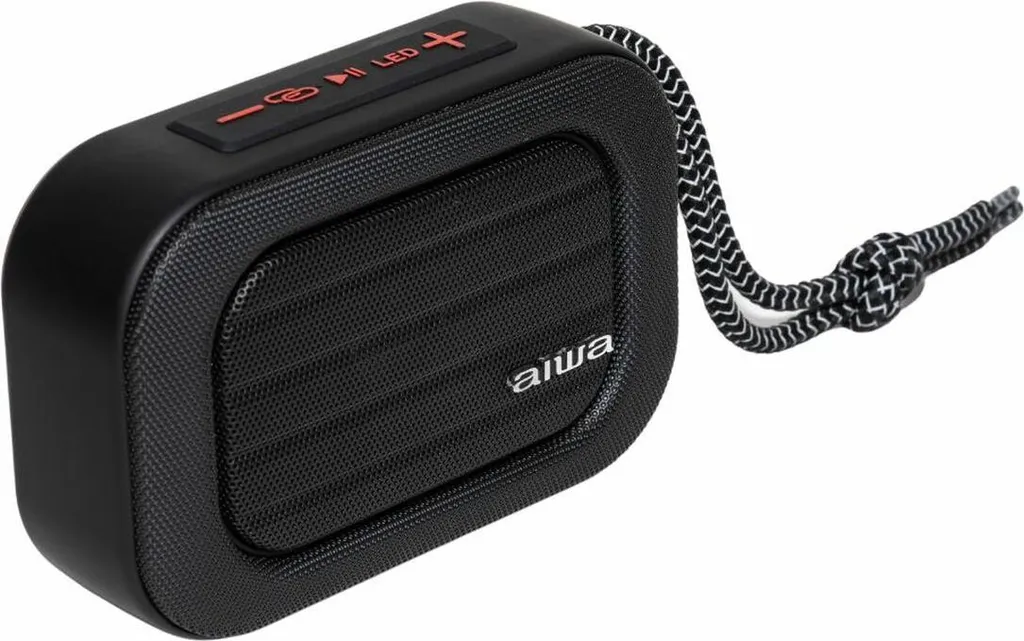 Enceinte sans Fil Portable Aiwa BST130RD Rouge avec Entrée Micro SD