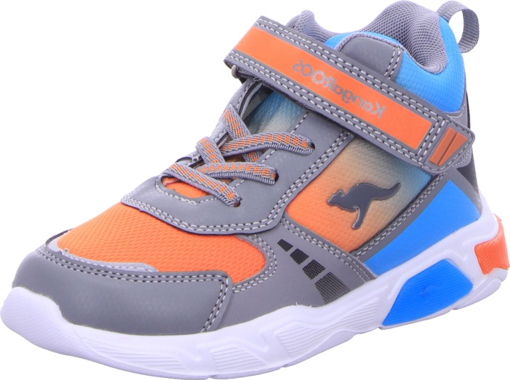 KangaROOS Jungen Klettschuhe 23849-28, 23849-29, 23849-30, 23849-31, 23849-32, 23849-33, 23849-34, 23849-35 KGR-00048 ultimate grey/flame 32