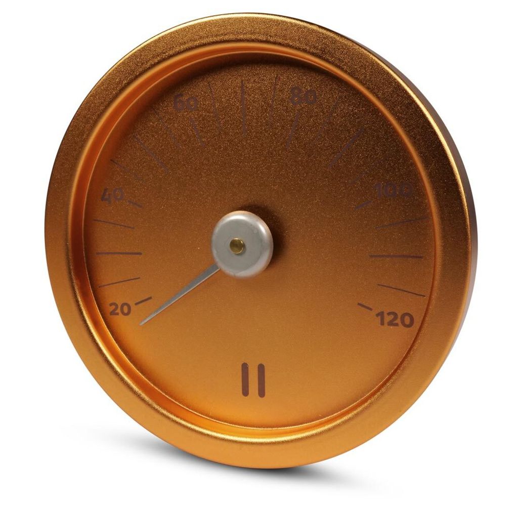 Rento Sauna Thermometer aluminium KUPFER
