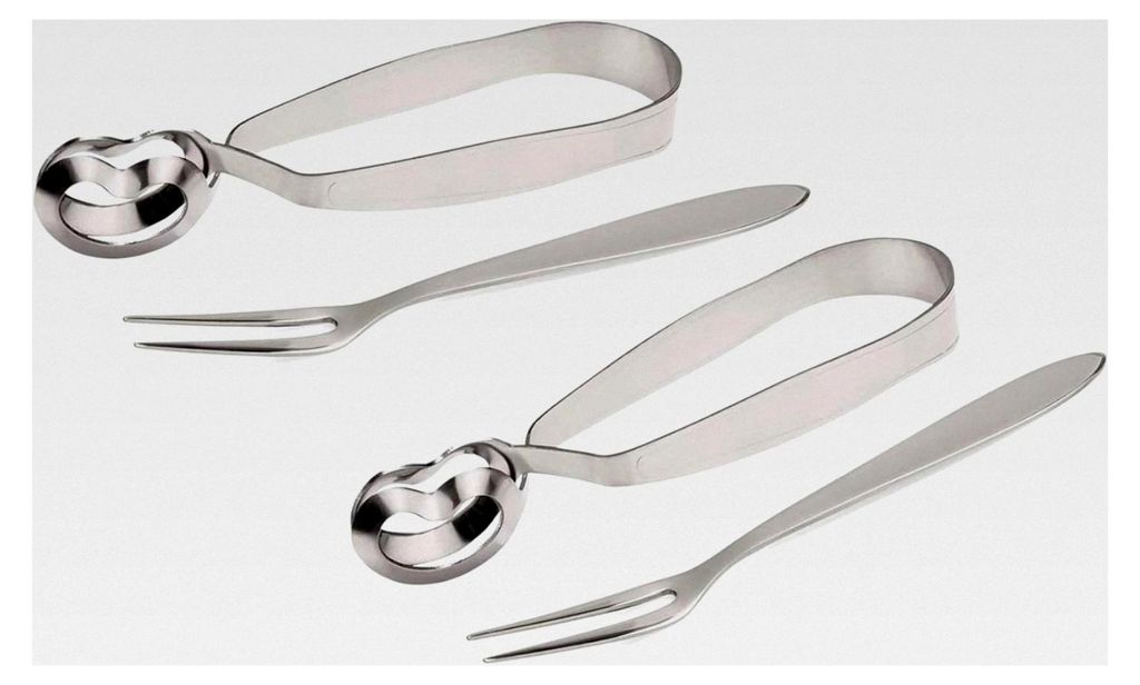Schneckenbesteck 4-teilig für 2 Personen Produktbild 