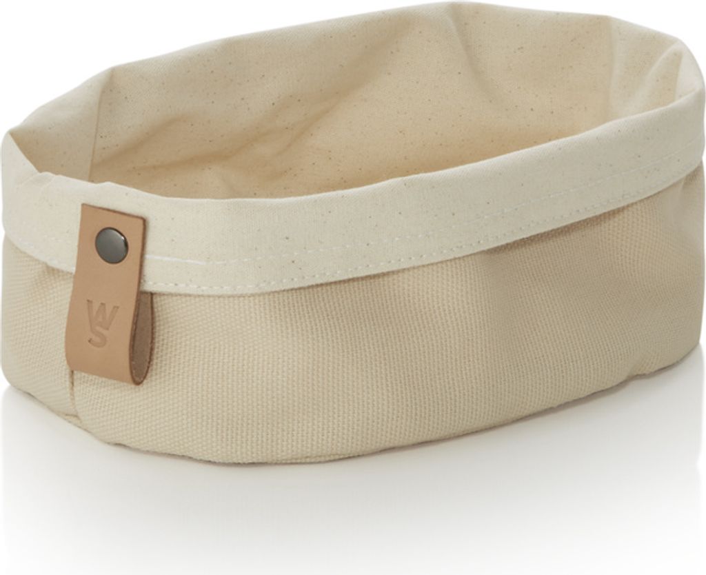 Brottasche FLIP Baumwolle, 19 x 15 x 10 cm, cream, Canvas