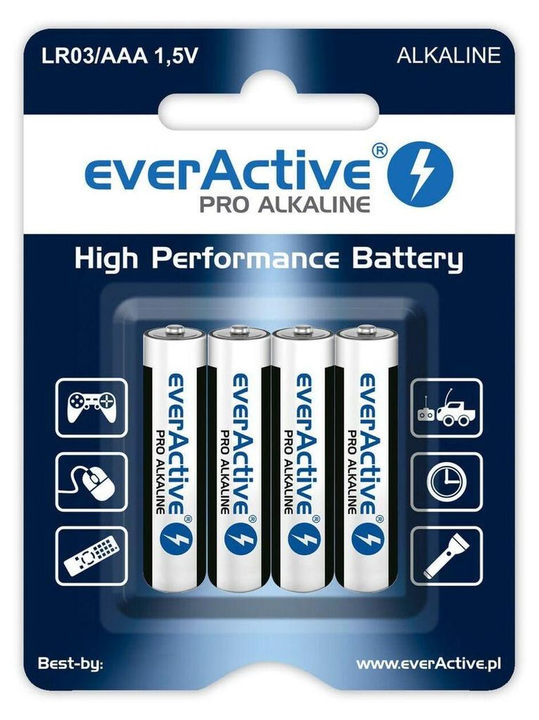 Alkaline batteries everActive Pro Alkaline LR6 AA - blister Immagine del prodotto 