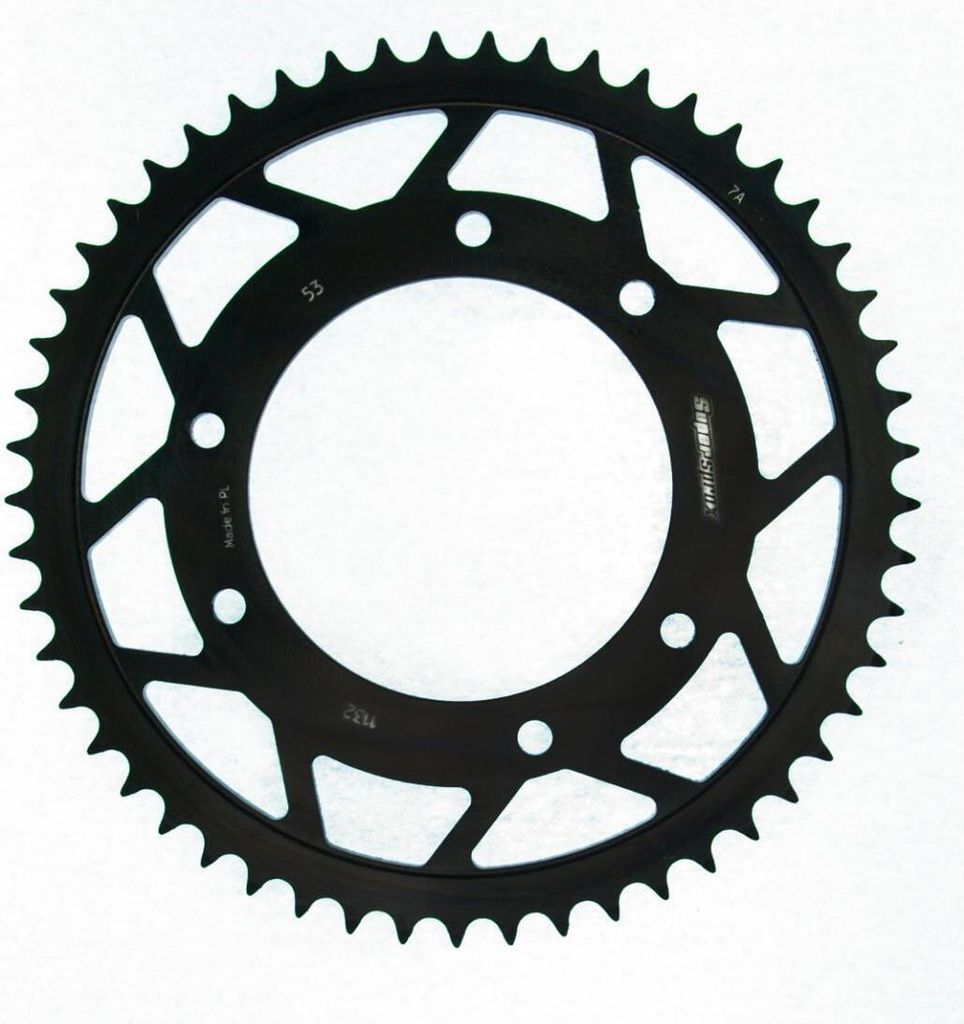 Supersprox Kettenrad 420 LK 125,0mm Ø 102mm 53Z 6-Loch Stahl schwarz