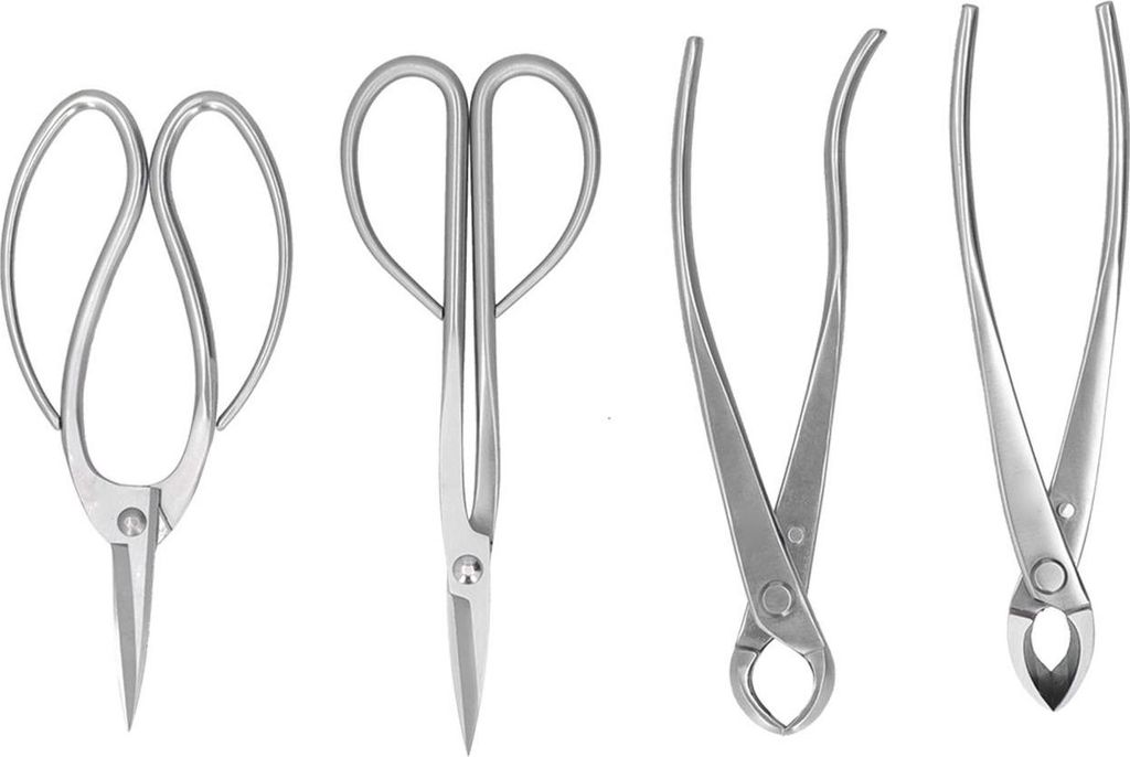 Bonsai -Werkzeugset Edelstahlknopf Schneiderschneiderschere Schere Gartenwerkzeuge Kit Kit