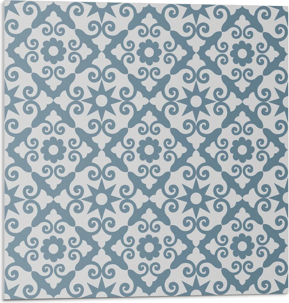 9 Piastrelle Autoadesive 30x30 cm | Rivestimento Parete Vinile Fiori