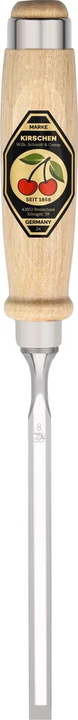 Sgorbia Kirschen 8mm 2 Denti Acciaio Carpine Ulmer Form | Acquista Online