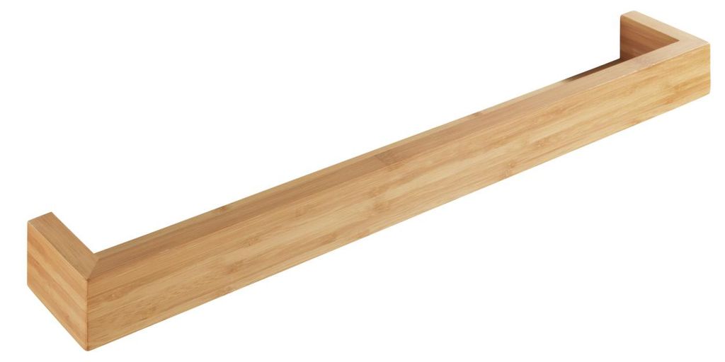 WENKO Étagère murale en bambou Étagère en bambou pour salle Image du produit 