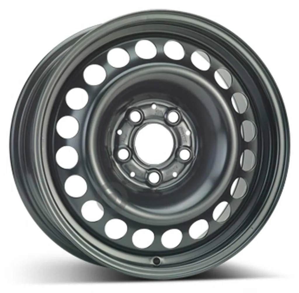Roue de secours acier ALCAR ACCIAIO 9890 7x16 ET37 Noir haute densité