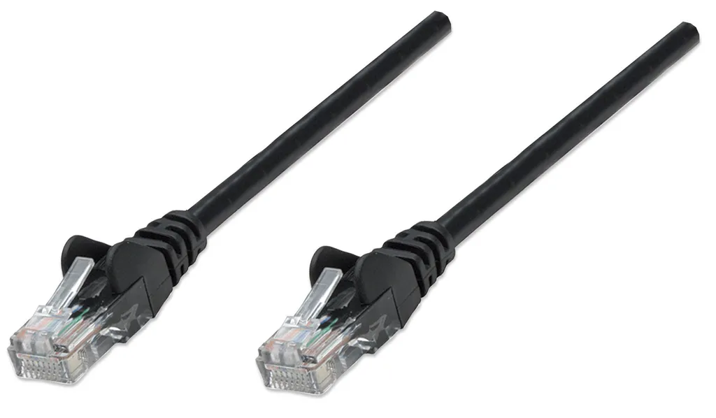 Intellinet 342100 Cavo patch Intellinet RJ45 U/UTP Cat6 15m protezione leva nero