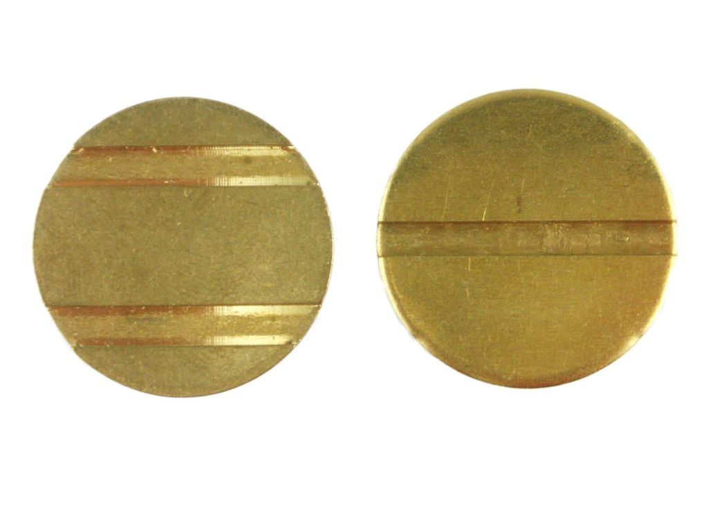 100 x Wertmarke mit 27mm Durchmesser, 27x2mm, profiliert Waschmarke