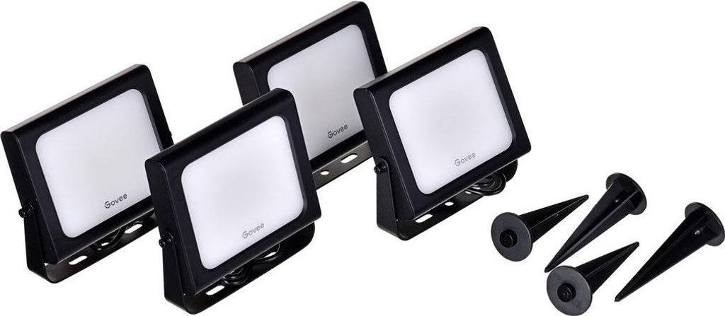 Govee H7060; LED floodlights; RGBICWW  IP65  Bluetooth  Zdjęcie produktu 