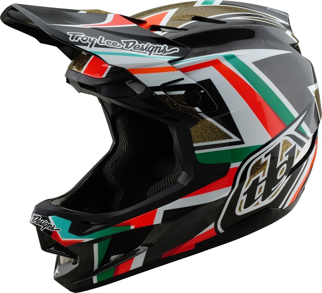 Troy Lee Designs D4 Carbon MIPS Helm, Telai, nero/oro, XL | Immagine del prodotto 