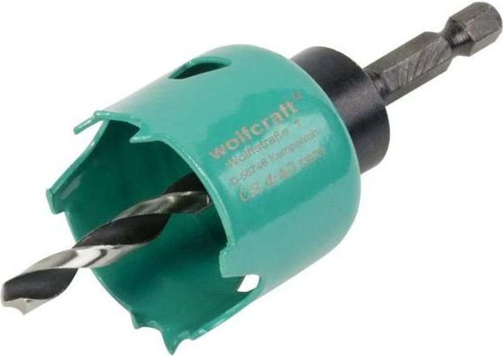 wolfcraft 1 Kohlenstoffstahl-Lochsäge ø40mm - 5965000