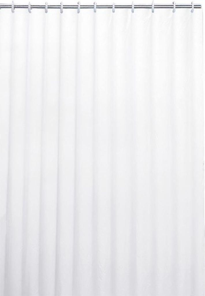 DuraHome Badvorhang 180 × 200 cm, PEVA, weiß