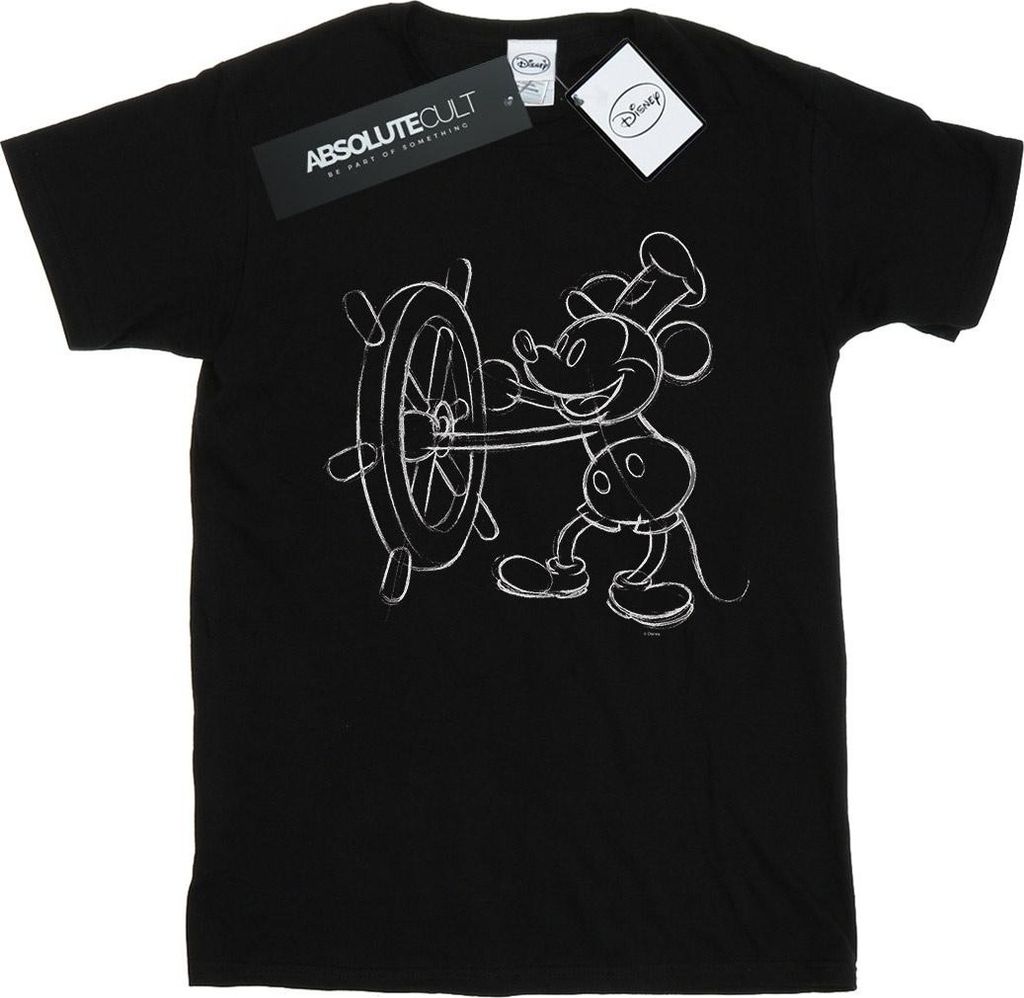Disney - T-Shirt für Damen BI37308 (S) (Schwarz)