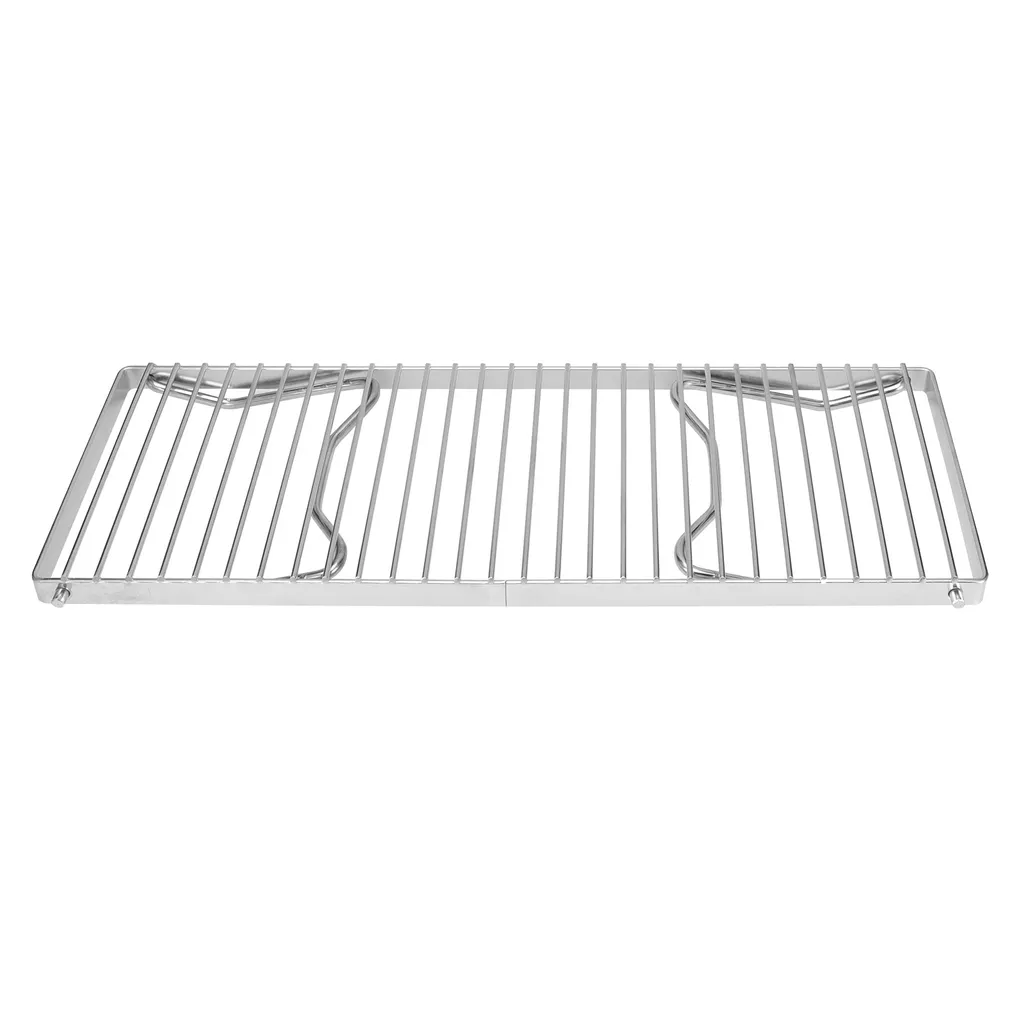 Grille de feu de camp pliante en acier inoxydable pour barbecue outdoor
