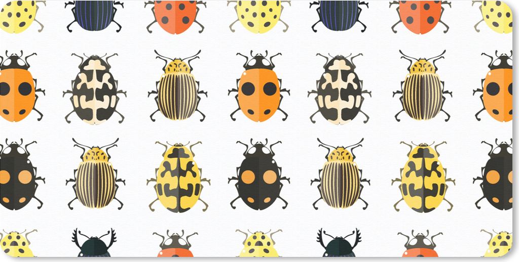 MuchoWow® Mauspad Mousepad Käfer - Insekten - Gestaltung Produktbild 