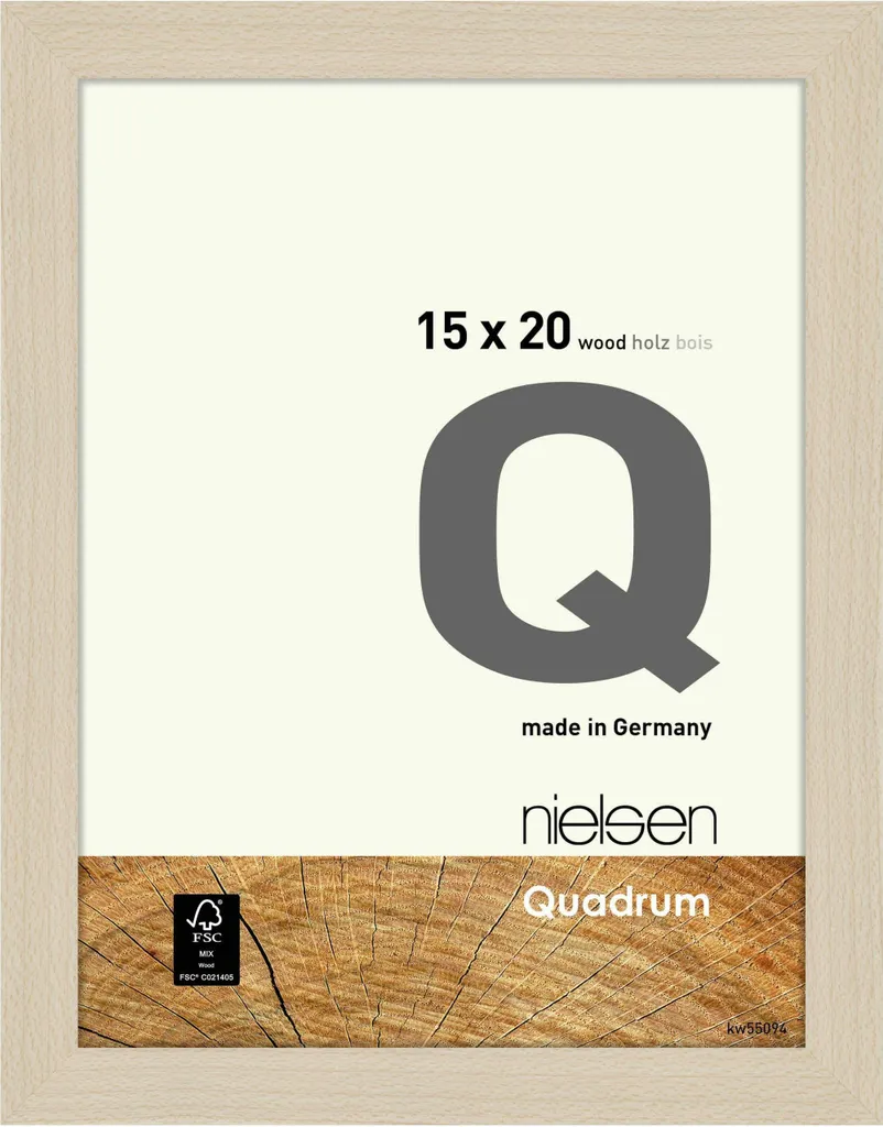 Cornice Legno 15x20 Nielsen Quadrum Acero: Design Minimalista Casa