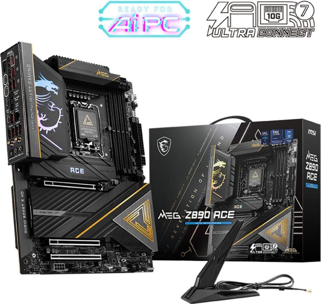 MSI MEG Z890 ACE scheda madre Intel Z890 LGA 1851 (Socket Immagine del prodotto 