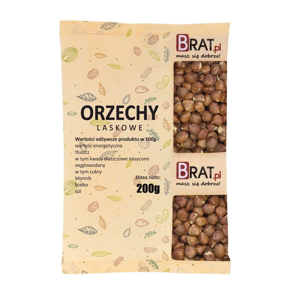 Orzechy laskowe 200g Brat.pl Zdjęcie produktu 