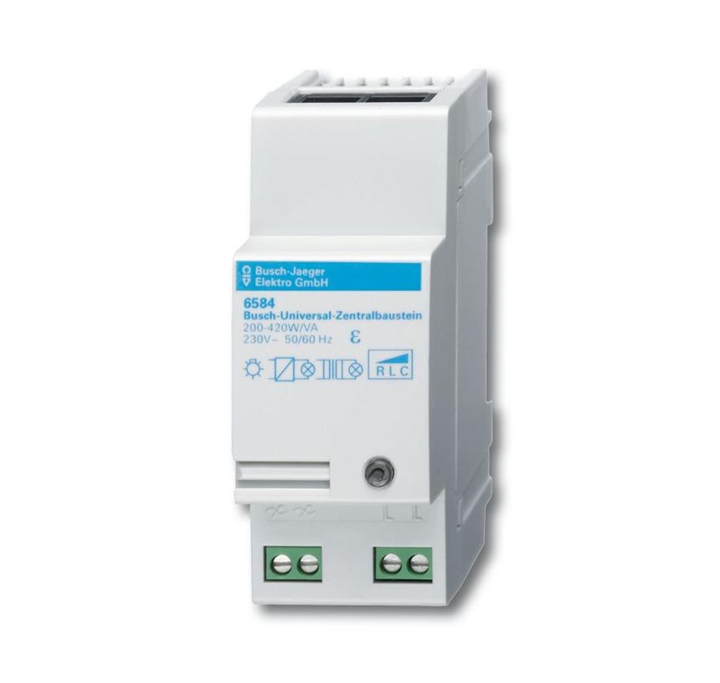 Busch-Jaeger 6584, Dimmer, Montierbar, Drehregler, Weiß, CE, 230 V